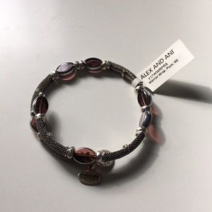 Alex and Ani - Warrior Wrap - Plum